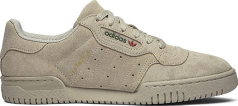 yeezy powerphase clear brown sneakers.